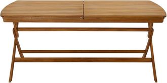 Miliboo Mesa De Jard&iacute;n Extensible De Madera Maciza Con Extensiones 180-240 Cm Canopee