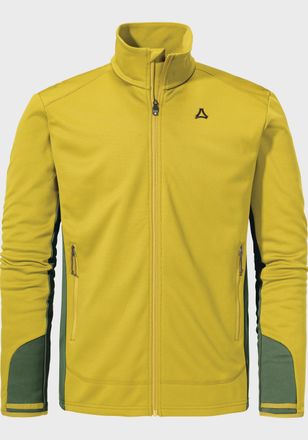 Sch&ouml;ffel Fleecejacke SCH&Ouml;FFEL Hiking Fleece Jk Style Milagle MNS, Herren, Gr. 48, gelb (5455, gelb), Oberstoff: 100% Polyester; Futter: 100% Polyester, regular
