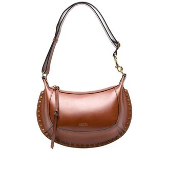 Isabel Marant Oskan Moon Leather Shoulder Bag