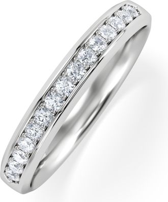 The Diamond Store Lab Diamond Heritage Half Eternity Ring 0.30ct H/SI in 925 Silver