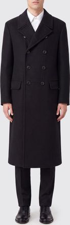 Tom Ford Cappotto doppiopetto in misto lana vergine e cashmere con rever a lancia