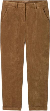 Cambio Broek - Dames - Slim Fit Broeken - Bruin - S - Broeken