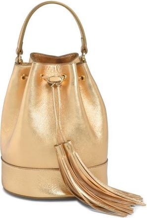 Gianvito Rossi Sienna Crossbody Bag in Gold Leather at Nordstrom