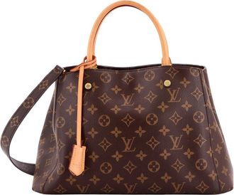 Louis Vuitton Montaigne Handbag Monogram Canvas Mm (Authentic Pre-Loved)
