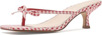 Madden Girl Charlotte High Heels Red/White : 6.5 M, Synthetic