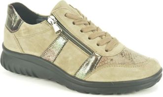 Semler Schoenen, Dames, Beige, 34 EU, Stretch-print N. Tiret