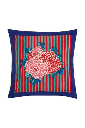 Lisa Corti Cotton Cushion Cover 45x45cm Arabesque Corolla Gol