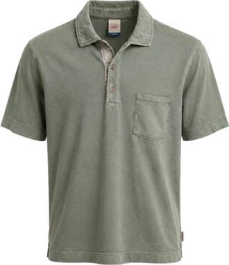 Bob Polo met korte mouwen - Heren - Polos - Groen - 2XL - Katoen - Tops