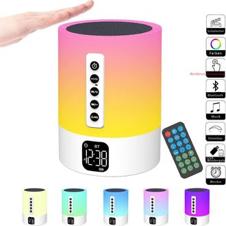 OEM Altavoz Bluetooth, Despertador Con Luz, L&aacute;mpara T&aacute;ctil, Reproductor De Mp3, Llamadas Manos Libres, Dormitorio