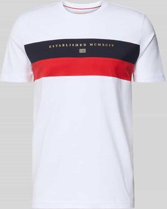 Christian Berg Regular Fit T-Shirt mit Rundhalsausschnitt in Weiss, Gr&ouml;&szlig;e 3XL