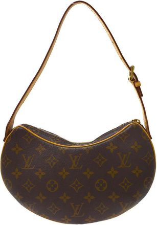 Louis Vuitton Croissant Monogram Canvas Brown Canvas Handbag (Pre-Owned)