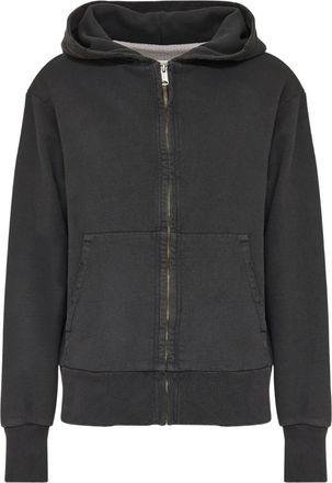 Maison Margiela Felpa con cappuccio e zip - Grigio