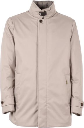 Moorer Reis-Ads Jacket - Heren - Zomerjassen - Grijs - M - Leer - Jassen