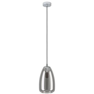 Eglo Lampadario Contemporaneo Alobrase 1 Luce Metallo Cromo