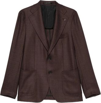 Tagliatore Jacket Tagliatore - Heren - Blazers - Rood - M - Jassen