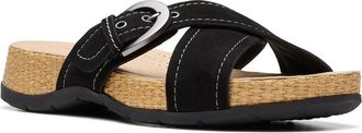Clarks Reileigh May Nubuck Sandal