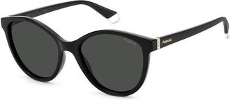Polaroid Polarized Grey Oval Ladies Sunglasses PLD 4133/S/X 0807/M9 55