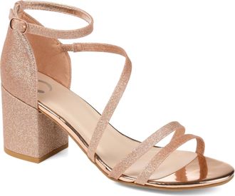 Journee Collection Women & apos;s Bella Medium and Wide Width Evening Dress Sandals