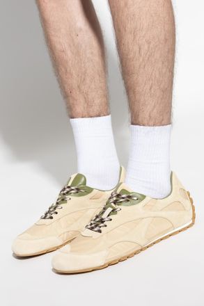 Bottega Veneta Orbit Sports Shoes, Mens, Beige