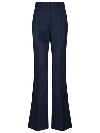 Sportmax Aeroso1234 Blue Wool Blend Pants
