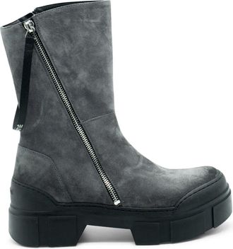 Vic Mati&eacute; Stivaletti Roccia con zip - Grigio