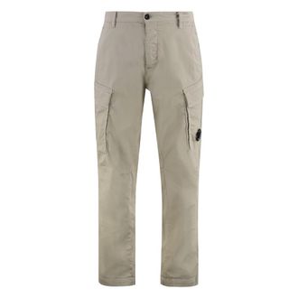 C.P. Company C.p. Company, Broeken, Heren, Beige, M, Katoen, Cargo Broek