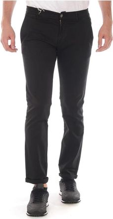 Daniele Alessandrini Jeans - Heren - Chinos - Zwart - W31 - Katoen - Broeken