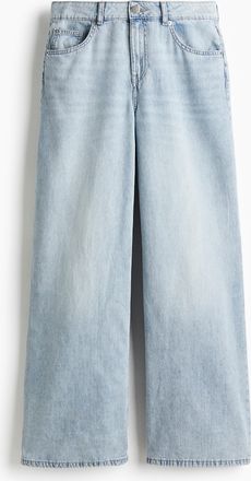 H&M Wide Regular Jeans - Blue