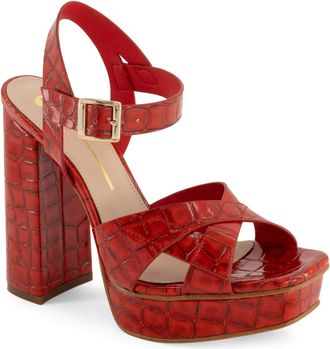 Andrea Womens Platform Heeled Sandals