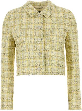Versace Multicolor tweed blazer