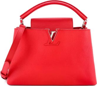 Louis Vuitton Capucines Bag leren PM boekentas - Rood