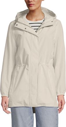 Lands End Squall Packable Waterproof Raincoat in Ivory Latte at Nordstrom, Size X-Small P