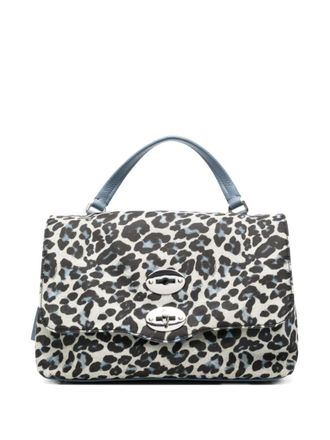 Zanellato Leopard Print Postina Small Satchel