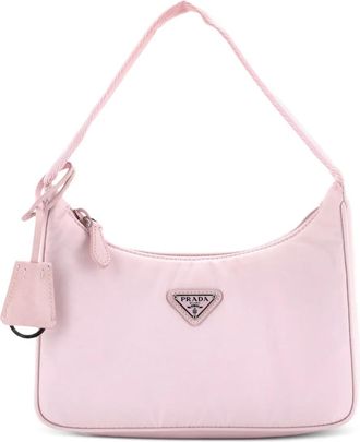 Prada Re-Edition 2000 Tessuto Mini hobo bag - Roze