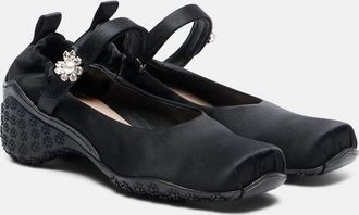 Simone Rocha Ballet Runner embellished ballet flats
