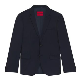 HUGO BOSS Jassen, Heren, Blauw, S, Blazer