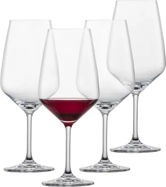 Schott Zwiesel Set of 4 Tulip Crystal Claret Wine Glasses