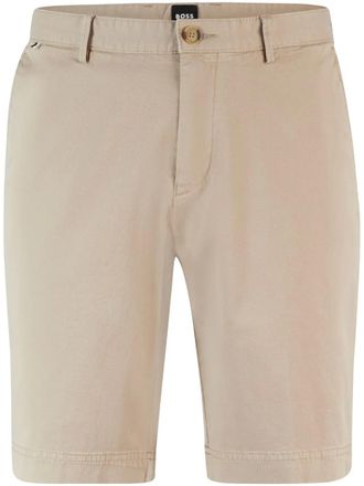 BOSS Gabardine shorts - Beige