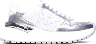 Pinko Sneakers - Dames - Sneakers - Grijs - 39 EU - Denim - Schoenen