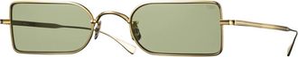 Eyevan 7285 798 Zonnebril - unisex - Zonnebrillen - Geel - 50 MM - Accessoires