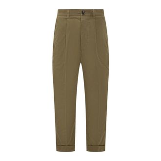 Ami Chinos, male, Brown, Size: XS Carrot Oversized Trousers
