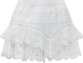 Isabel Marant Short Shorts, female, White, Size: M Shorts