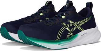 Asics GEL-Pulse 16 Mens Running Shoes Midnight/Lucid Yellow : 14 D - Medium, Synthetic