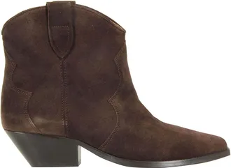 Isabel Marant Schoenen, Dames, Bruin, 39 EU, Leer, Dewina Enkellaars