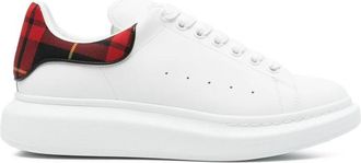 Alexander McQueen White Plaid Sneakers