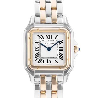 Cartier Pre-owned Cartier Panthere Quartz Silver Dial Ladies Watch W2PN0007
