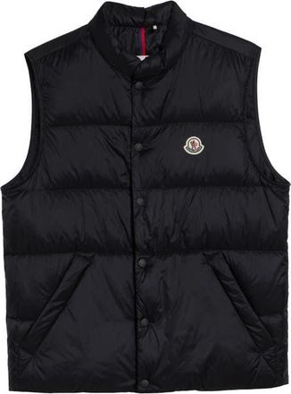Moncler Tuquerouye Quilted Down Vest in Black at Nordstrom, Size 7