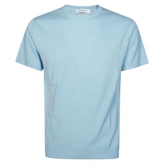 Daniele Fiesoli T-Shirts, male, Blue, Size: XL T-Shirt Cotton Crepe Base