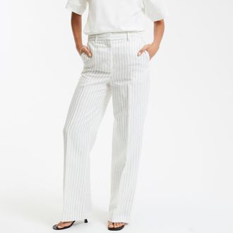 La Redoute Collections Loose, wijde broek, hoge taille