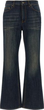 Burberry Doria Flared Jeans - Dames - Flared Jeans - Blauw - W27 - Leer - Jeans
